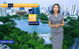Dự báo thời tiết sáng | 09/09/2025