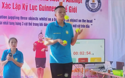 Học sinh hòa nhập xác lập kỷ lục Guinness thế giới