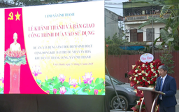 Xã Vĩnh Thanh khánh thành sân chơi cộng đồng