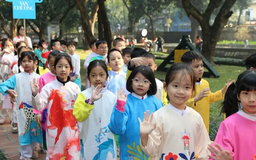 950 học sinh Thủ đô diễu hành, thắp sáng truyền thống hiếu học