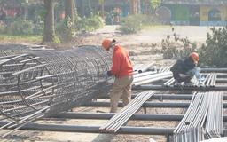 Đẩy nhanh tiến độ thi công cầu Ngọc Hồi