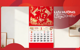 Ngắm tờ lịch đầu tiên trong năm
