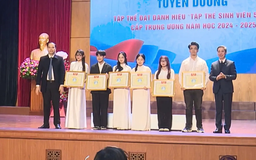 Vinh danh 140 gương ‘Sinh viên 5 tốt’ và ‘Sao tháng Giêng’