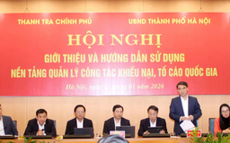 Hướng dẫn sử dụng Nền tảng quản lý khiếu nại, tố cáo quốc gia