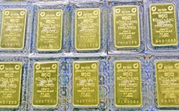 Giá vàng lên mức 162 triệu đồng/lượng