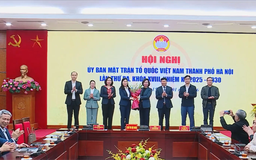 Bà Trần Thị Phương Hoa giữ chức Phó Chủ tịch Thường trực Ủy ban MTTQ TP Hà Nội