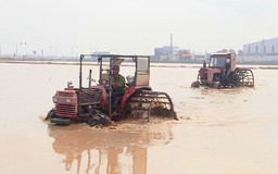 Kiểm tra tiến độ lấy nước đợi I vụ Đông Xuân