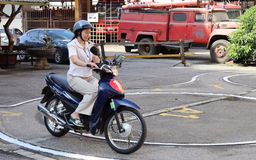 Bỏ một bài thi hình trong sát hạch bằng lái xe máy
