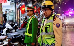 Cảnh sát 113 tuần tra khép kín giữ vững an ninh Đại hội XIV