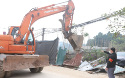 Xã Tây Phương cưỡng chế 19 trường hợp vi phạm đất đai