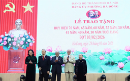 306 đảng viên phường Hà Đông vinh dự nhận Huy hiệu Đảng