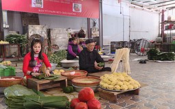 Làng nghề bánh chưng Tranh Khúc tất bật vào vụ