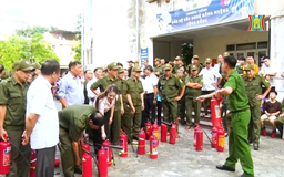 Huấn luyện nghiệp vụ PCCC cho đội ngũ dân phòng