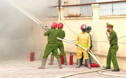 Xã Sơn Đồng tổ chức diễn tập chữa cháy cứu nạn cứu hộ