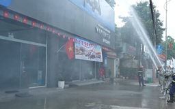 Xã Quang Minh diễn tập chữa cháy và CNCH nhiều lực lượng