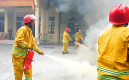 Xã An Khánh đưa kỹ năng chữa cháy đến từng khu dân cư