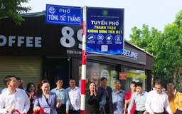 Phường Kiến Hưng khai trương tuyến phố không dùng tiền mặt