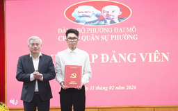 Kết nạp Đảng cho thanh niên trước ngày nhập ngũ