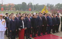 Lãnh đạo Đảng, Nhà nước và TP. Hà Nội dâng hương tưởng niệm Chủ tịch Hồ Chí Minh