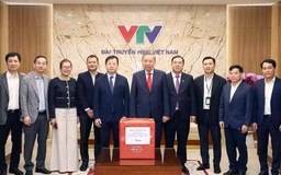Tổng Bí thư Tô Lâm thăm cán bộ, phóng viên VTV và VOV