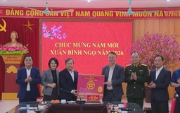 Lãnh đạo Thành phố chúc Tết xã Mê Linh và Tiểu đoàn công binh 544