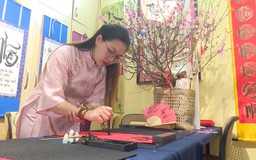 Lan tỏa nét đẹp thư pháp Việt ngày xuân