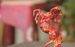 Bộ sưu tập ngựa sơn mài đón năm Bính Ngọ