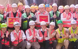 Khí thế đầu Xuân trên công trường metro số 3