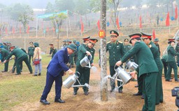 Tết trồng cây tại Trung đoàn Bộ binh 692