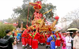 Lễ hội Thánh Gióng Đền Sóc làng Xuân Tảo