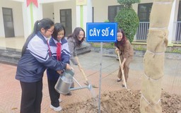Các trường học ở Hà Nội phấn đấu trồng mới gần 15.000 cây xanh