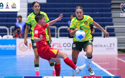 ĐT futsal nữ Việt Nam nhận thất bại trước Australia
