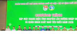 Hà Nội gặp mặt thanh niên tình nguyện lên đường nhập ngũ năm 2026