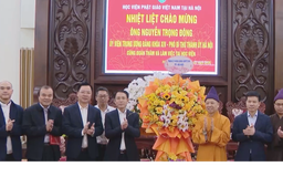 Lãnh đạo TP. Hà Nội chúc Tết Học viện Phật giáo Việt Nam