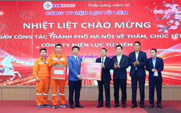Lãnh đạo HĐND Thành phố thăm, chúc Tết Điện lực Từ Liêm