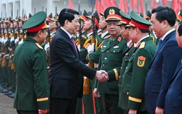 Chủ tịch nước thăm, chúc Tết Sư đoàn 316 và Quân khu 2
