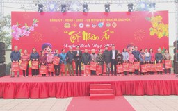 Lan toả yêu thương từ 'Chợ Tết 0 đồng' xã Ứng Hoà