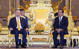Tổng Bí thư Tô Lâm hội kiến Samdech Techo Hun Sen