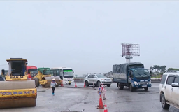 Thi công mở rộng Quốc lộ 2 theo lệnh khẩn cấp