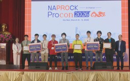 Trao giải cuộc thi lập trình quốc tế NAPROCK PROCON 2026