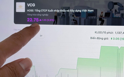 Cổ phiếu VCG liên tục tăng trần dù nguyên lãnh đạo bị bắt