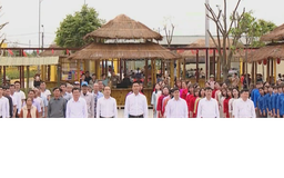Xã Minh Châu thượng cờ trước ngày hội lớn