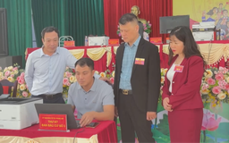 Ứng dụng phần mềm kiểm phiếu bầu tự động ở Trung Giã
