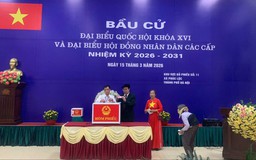 Cử tri xã Phúc Lộc rộn ràng với ngày hội non sông
