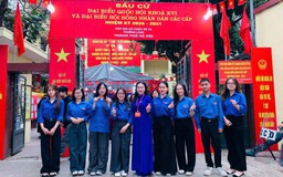 Cử tri trẻ háo hức thực hiện quyền công dân