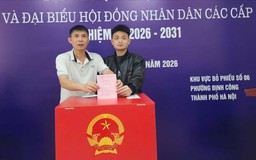 127 khu vực bỏ phiếu đại tỷ lệ 100% cử tri đi bỏ phiếu