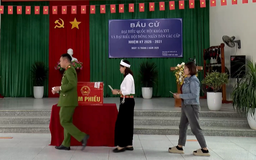 Xã Ba Vì tưng bừng ngày hội bầu cử