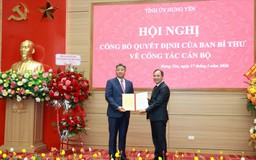 Phó Chủ tịch UBND TP. Hà Nội Nguyễn Mạnh Quyền được chỉ định giữ chức Phó Bí thư Tỉnh ủy Hưng Yên