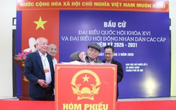Người dân cả nước nô nức đi bỏ phiếu