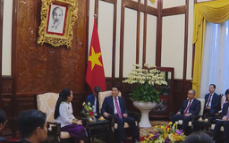 Chủ tịch nước Lương Cường tiếp Đại sứ các nước trình Quốc thư